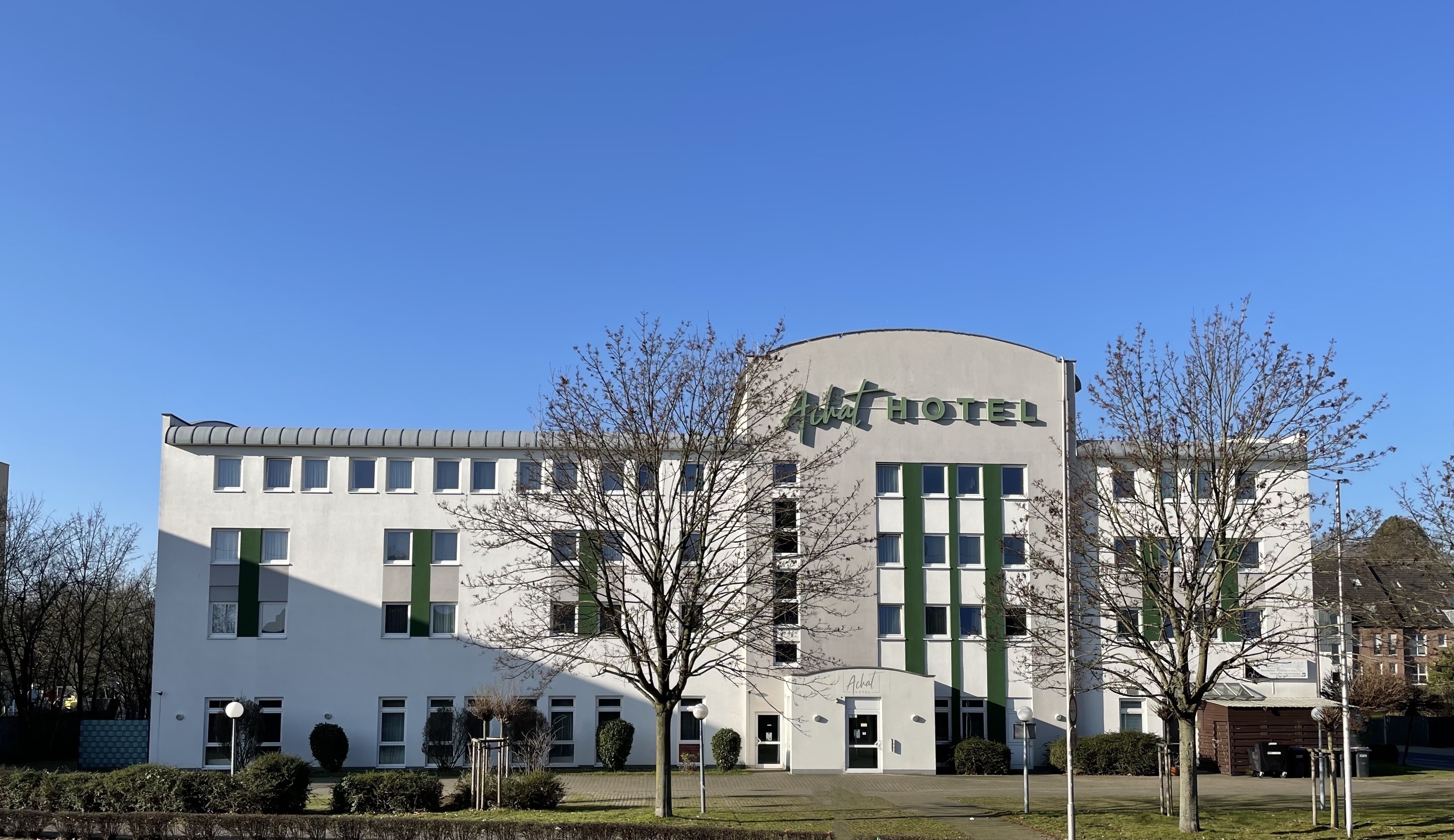 [Translate to Leichte Sprache:] Achat Hotel Monheim am Rhein